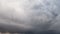 Time lapse of dramatic rain clouds