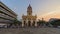 Time lapse Exterior of Christ Church architecture at Santa Cruz church