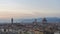 Time lapse of Florence city skyline with view of Duomo in Tuscany, Italy