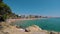 Time lapse footage from a spanish beach in Sant Antoni de Calonge in Costa Brava