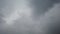 Time Lapse of a heavy gray sky with nimbostratus clouds carried by the wind