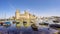 Time lapse of the increasing tide at Caernafon castle, Gwynedd in Wales - United Kingdom