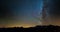 Time Lapse of the Milky way and the starry sky rotating over the French Alps and the majestic Massif des Ecrins. Static version.