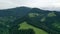 Time lapse of mountain summer scene