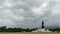 Time-lapse the movement of rain clouds and stratum cumulus clouds, Stratuscumulus. Buddhist, Phutthamonthon, Nakhon Pathom