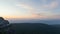 Time Lapse Movie of Moving Clouds and Blue Sky at Sunset from Larch Mountain in Portland Oregon 1080