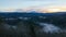 Time Lapse Movie of Rolling Fog along Winding Crooked Sandy River One Early Morning in Oregon at Sunrise 1080p