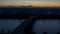 Time Lapse Movie of Sunrise Over Downtown City of Portland Oregon with Morrison Bridge and Moving Clouds One Early Morning 1080p
