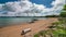 Time lapse at the Natural Harbour and beach in Thursday Island, Australia.