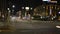 Time lapse of night traffic at Corso Buenos in Milan`s Porta Venezia district