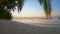 time-lapse. the ocean at sunset. the shore of a sandy beach. beauty of tropical nature.