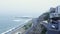 Time lapse of the pacific coast in Lima, Peru