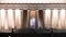 Time-lapse of people visiting the Lincoln Memorial at night in Washington, D.C., United States