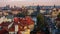 Time-lapse of people walking on Charles Bridge, Prague, Czech Republic.