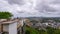 Time Lapse of Phuket city aerial scenic view from Khao Rang hill viewpoint in phuket Thailand.