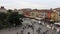 Time-lapse of Piazza Bra from above Verona`s Arena