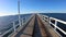 Time Lapse POV of Busselton jetty train in Busselton city Western Australia