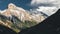 Time lapse of the Rocky Mountains in Canada. Spring time in the Banff National Park in a province of Alberta. Canadian Rockies in