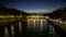 Time lapse of romantic view of the Seine River in Paris