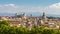 Time Lapse of Rome Skyline in Panoramic View