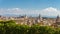 Time Lapse of Rome Skyline in Panoramic View