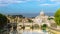 Time lapse of Rome Skyline with St Peter Basilica