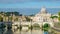 Time lapse of Rome Skyline with St Peter Basilica