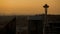 Time lapse Seattle Needle Sunset