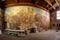 time-lapse sequence of mural restoration process