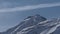 Time lapse snow covered mountain Austria alps