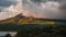 Time lapse of the summit of the volcano of Arenal