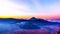 Time lapse Sunrise at Mount Bromo volcano.