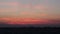 Time lapse sunrise sunset town sky clouds aircraft
