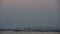 Time lapse of Sunset scene with mist and Si Chang island background, Sriracha,