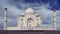 Time-lapse of Taj Mahal in Agra , India