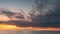 time lapse timelapse Elevated view Sea Ocean And sunset sunrise Sky Background With Cloudscape. backdrop sea vacation