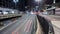 Time lapse of Traffic of vehicles in Paulista Aveue at night in Sao Paulo city