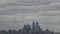 Time lapse video showing clouds and weather center city Philadelphia