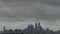 Time lapse video showing clouds and weather center city Philadelphia