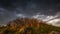 Time lapse video of stormy clouds passing by fast