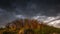 Time lapse video of stormy clouds passing by fast