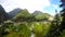 Time lapse view of Harsil valley in upper Himalaya .