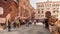 Time Lapse of view of Piazza dei Signori in Verona in Italy 