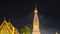 Time-lapse of Wat Phra That Phanom temple at twilight