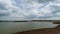 Time lapse of less water in Pasak Jolasid Dam at Lopburi, Thailand