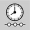 Time line icon.Time managment sign