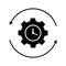 Time management icon vector set. deadline illustration sign collection. timeline symbol or logo.
