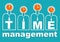 Time management, an important component of soft skills training. Presentation template for lecture or workshop for teams. Useful i