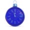 Time New Year`s Day 12 clock face blue midnight last hour deadline