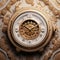 Time's Treasure - Mesmerizing Wallpaper with a Luxurious Wristwatch and Calendar